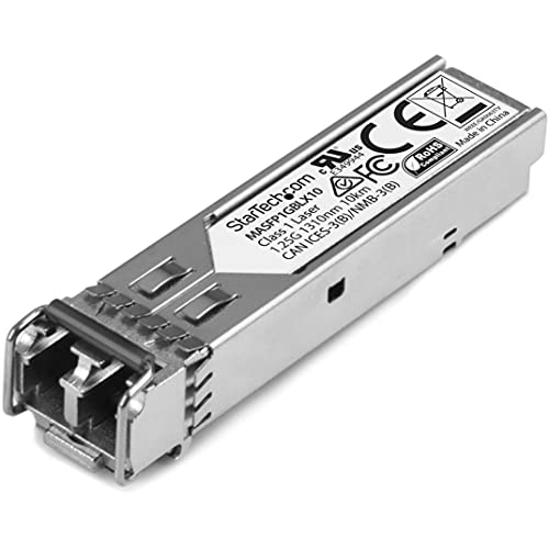 Startech.Com Modulo Ricetrasmettitore 1000Base-Lx-Sfp, Compatibile Cisco Meraki Ma-Sfp-1Gb-Lx10, Sm Lc, 10 Km