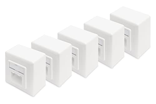 Digitus Modular Wall Outlet Cat5E, 5 Pezzi