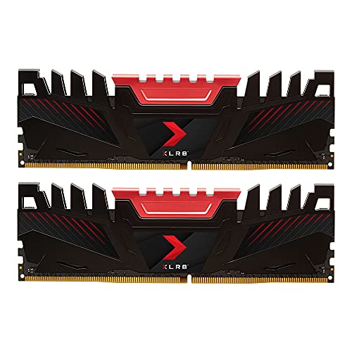 Pny Kit Di Memorie Ram Dimm Xlr8 Gaming Ddr4 3200 Mhz 16Gb (2X8Gb), Rosso