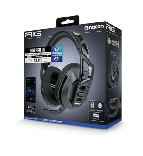 Nacon Cuffie Con Microfono Rig 600 Pro Hs Nero