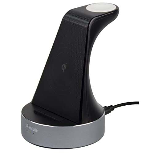 Verbatim Wcs-01 Alluminio 2 In 1 Qi Mfi Wireless + Apple Watch Charger