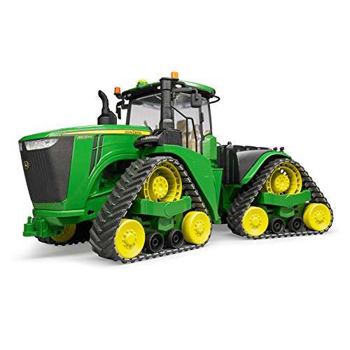 Bruder 04055 - John Deere 9620X Con Cingoli, Azienda Agricola, Trattore, Veicolo Cingolato