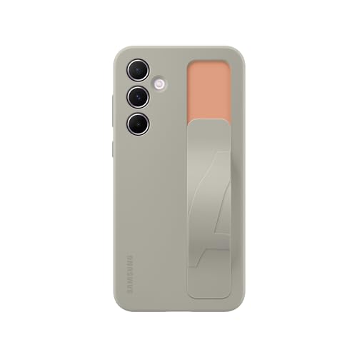 Samsung Standing Grip Case Cover Con Cinturino E Funzione Cavalletto Per Galaxy A55 5G, Grigio