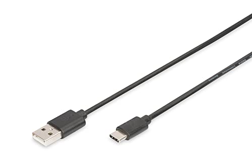 Digitus Cable Usb A Usb Type-C 2.0 1M Negro
