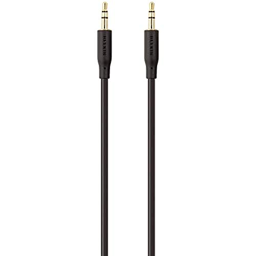 Belkin F3Y117Bt1M Cavo Audio Jack Maschio A Doppio Jacks Maschio, 1 M, Nero