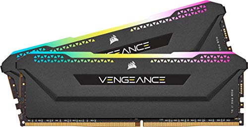 Corsair Vengeance Rgb Pro Sl Ddr4 32 Gb (2X16 Gb) 3200 Mhz C16 Memoria Per Desktop, Compatibile Con Intel E Amd Schede Madri Ddr4), Nero, 13.83 X 0.7