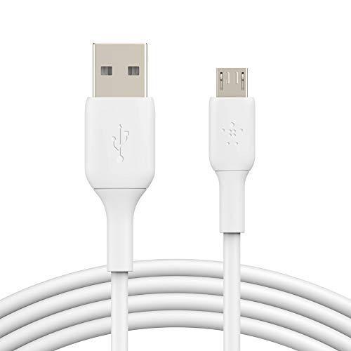 Belkin Cab005Bt1Mwh Cavo Micro-Usb Per Altoparlanti Portatili, Power Bank, E-Reader, 1 M, Bianco