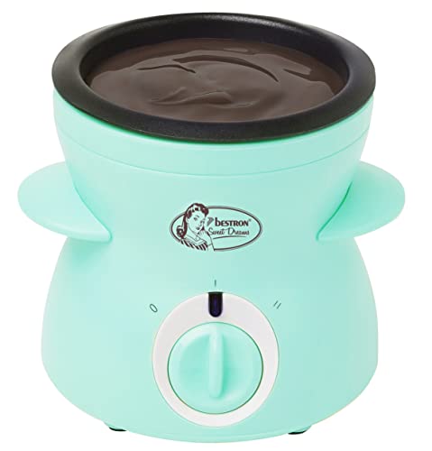 Bestron Dcm043M Fonduta Di Cioccolato, Plastica, Verde