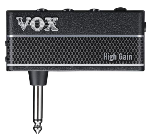 Vox - Amplug 3 High Gain, Amplificatore Per Chitarra Elettrica, A Batteria, Ispirato Al 5150, Effetti Stereo Chorus/Delay/Reverb, Controlli Di Gain/To