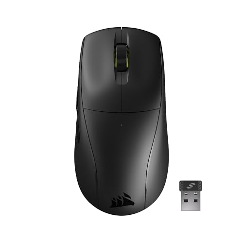 Corsair M75 Air Wireless Mouse Da Gioco Ultra Leggero – 2.4Ghz & Bluetooth – 26,000 Dpi – Batteria Fino A 100 Ore - Compatibile Con Icue - Nero