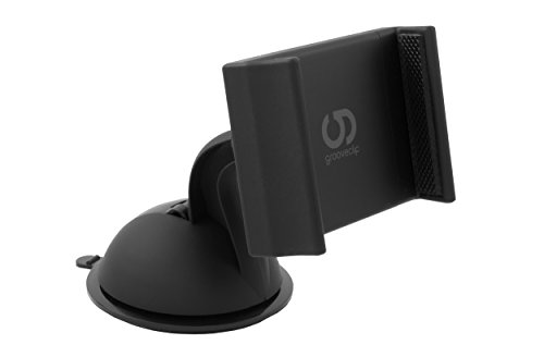 Grooveclip Dash Slider | Kfz-Halterung Mit Power-Gel-Pad Saugnapf – Bombenfest! | Perfekt Für Windschutzscheibe Oder Armaturenbrett | Mit Slider-Techn