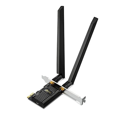 Tp-Link Archer Txe72E Scheda Di Rete Wireless Wi-Fi Axe5400 6E Pcie, Bluetooth 5.2, Per Pc Fisso, Tri-Band, 6 Ghz, 5 Ghz, 2.4 Ghz, Supporta Windows 10