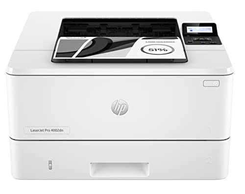 Hp Laserjet Pro 4002Dw 2Z606F, Stampante A Singola Funzione A4, Stampa Fronte E Retro Automatico In B/N, 42 Ppm, Usb, Usb Host, Wifi, Gigabit Ethernet
