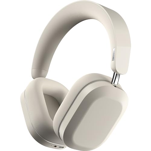 Mondo Cuffie Wireless Over-Ear Cavo Opzionale, 45 Ore Di Riproduzione Attiva, Bluetooth, Doppio Microfono Enc E Driver, Greige