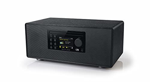 Muse Micro System, Lettore Cd, Radio Dab+ Fm Pll, Bluetooth, (M-695 Dbt) Display Lcd, Nfc: Funzione Di Accoppiamento Automatico, 60 Watt, Grigio Scuro