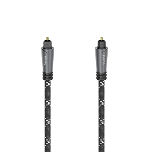Hama Cavo Ottico Audio (Cavo Audio A Fibre Ottiche Odt Toslink, 1,5 M, Garanzia 30 Anni, Ideale Per Home Cinema, Soundbar, Tv, Samsung, Bose, Lg, Sony