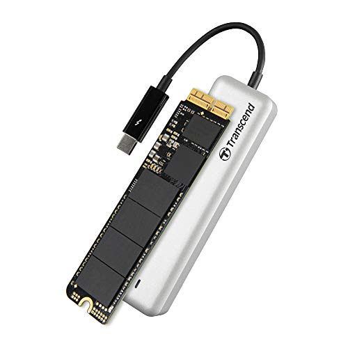 Transcend Ts240Gjdm855 Jetdrive 855 Ssd Con Custodia 240 Gb Per Macbook Air 11" E 13", Metà 2013-2017, Macbook Pro Retina 13" E 15", Fine 2013-Metà 20