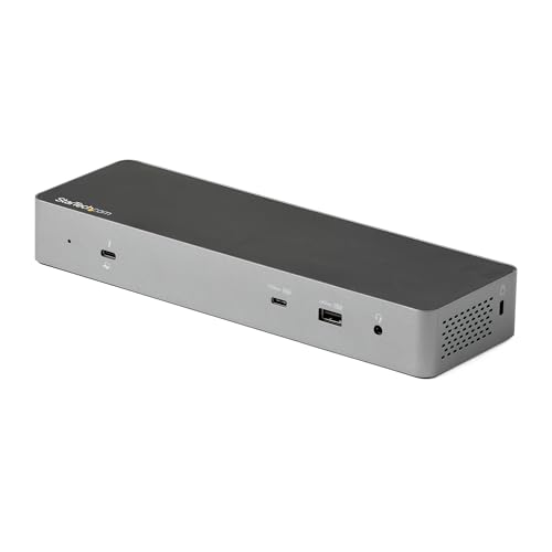Startech.Com Dock Thunderbolt 3 Per Doppio Monitor Displayport 1.4 O Doppio Display Hdmi 4K - Dock Tb3/Usb-C 8K 96W Pd 5Xusb (Tb3Cdk2Dhue)