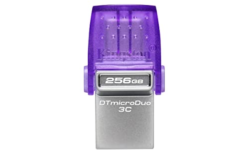 Kingston Datatraveler Microduo 3C Drive Flash Usb 256Gb Usb Gen 3 Type-C E Type-A - Dtduo3Cg3/256Gb