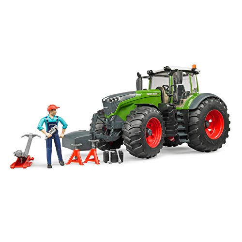 Bruder 04041 - Fendt 1050 Vario Con Attrezzatura Meccanica E Da Officina, Trattore