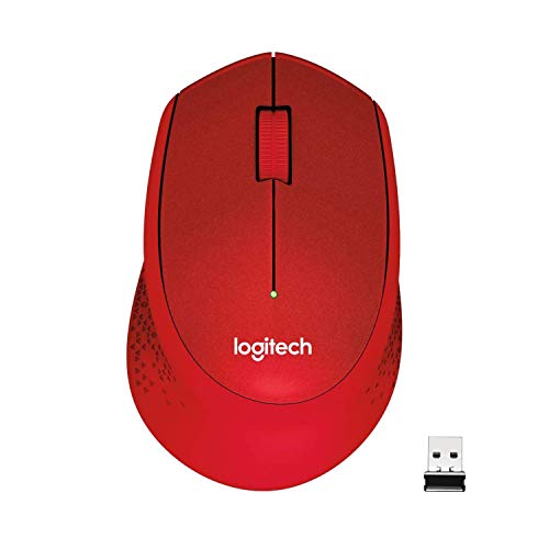 Logitech M330 Silent Plus Mouse Wireless, 2,4 Ghz Con Ricevitore Usb Nano, Tracciamento Ottico 1000 Dpi, Durata Batteria Di 2 Anni, Compatibile Con Pc