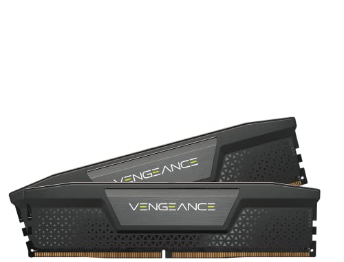 Corsair Vengeance Ddr5 Ram 96Gb (2X48Gb) 6800Mhz Cl40 Intel Xmp Icue Memoria Compatibile Per Computer - Nero (Cmk96Gx5M2B6800C40)