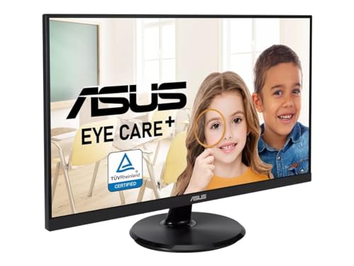 Asus Va24Dqf Monitor Eye Care Gaming Da 24” Pollici (23.8), Ips, Full Hd, Frameless, 100Hz, Adaptive-Sync, Tempo Di Risposta 1Ms Mprt, Hdmi, Displaypo
