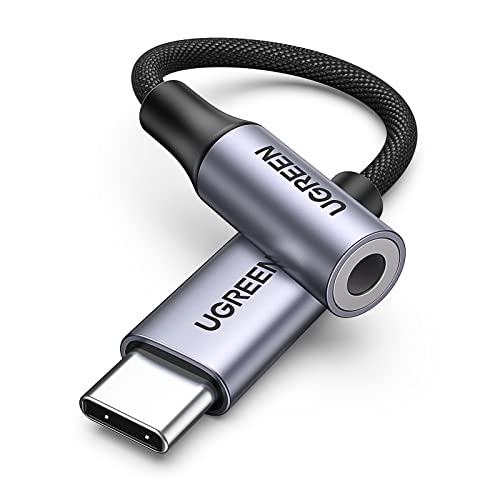 Ugreen Adattatore Usb C A Jack 3.5Mm Chip Dac Adattatore Per Cuffie Tipo C Compatibile Con Iphone 15 Plus Pro Max Galaxy S24 Plus Ultra Macbook Pro 20