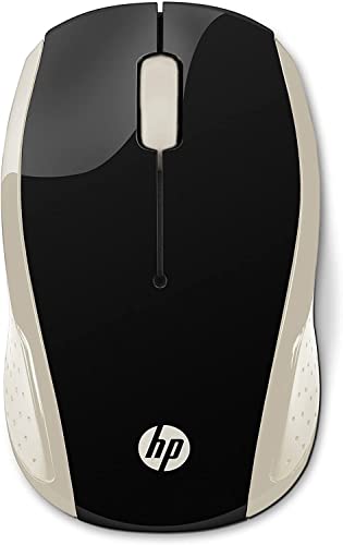 Hp 200 Mouse Wireless, Tecnologia Led Rosso, Laser Fino A 1000 Dpi, 3 Pulsanti, Rotella Scorrimento, Ricevitore Usb Wireless 2.4 Ghz Incluso, Design P