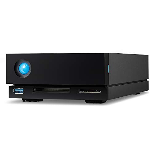 Lacie 1Big Dock, 20Tb, Alloggiamento D’Espansione Con Unità Disco Esterna - 7.200 Giri/Min, Thunderbolt 3, Usb 3.1 E Usb 3.0, Per Mac E Pc Desktop, Co