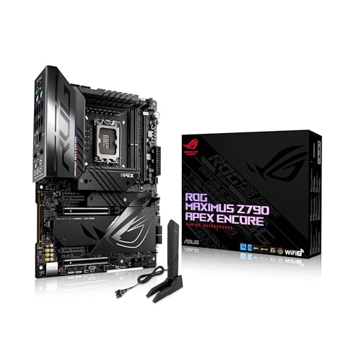 Asus Rog Maximus Z790 Apex Encore Scheda Madre Intel Lga 1700, Atx Ddr5, Intel Wi-Fi 7, 5 Slot M.2, Pcie 5.0 Nvme Ssd, Usb Type-C, Ai Overclocking, Co