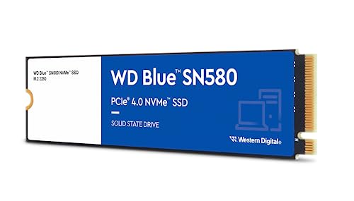 Wd Blue Sn580 1 Tb, M.2 Nvme Ssd, Pcie Gen4 X4, Con Velocità Di Lettura Fino A 4.150 Mb/S