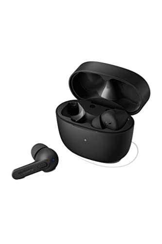 Philips Auricolari Bluetooth Con Microfono Wireless, Resistenti Al Sudore, 18 Ore Di Riproduzione, Morbidi E Confortevoli Earbuds, Auricolari Tat2206B