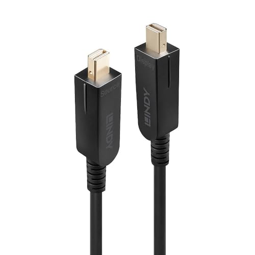 Lindy Cavo Displayport 1.4 In Fibra Ottica Ibrido, 10M