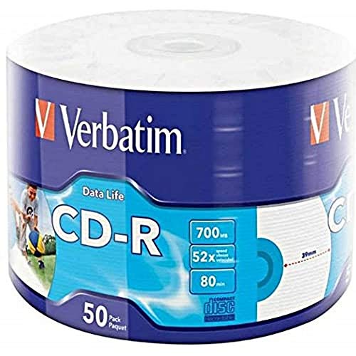 Verbatim 50X Cd-R Printable700 Mb 50 Pc(S)