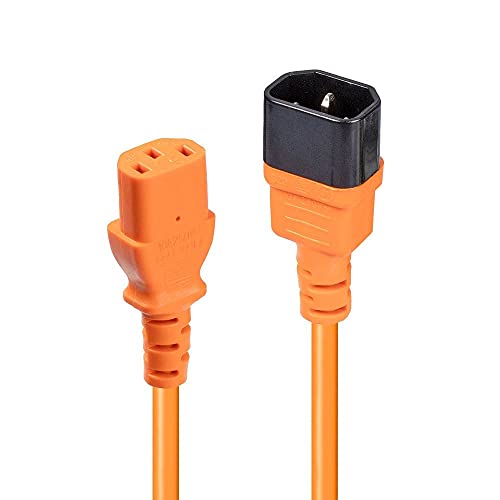 Alargador Cable Alimentacion Lindy Iec C14 - C13 Naranja 1M