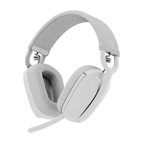 Logitech Zone Vibe 100 Cuffie Wireless Over-Ear Leggere Con Microfono Con Eliminazione Del Rumore, Auricolare Bluetooth Multipoint, Compatibile Con Te