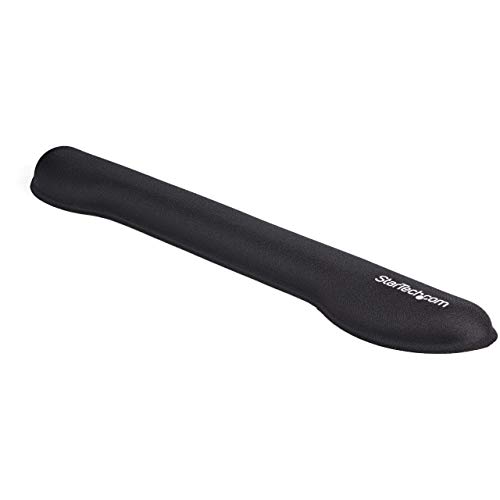 Startech.Com Poggiapolsi In Gel Per Tastiera - Ergonomico - Nero - Design Antiscivolo - Compatibile Con Scrivanie Sit-Stand (Wrstrst)