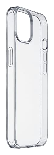 Cellularline | Clear Strong - Iphone 14 | Custodia Rigida Con Bordi In Gomma - Tecnologia Antibatterica Integrata