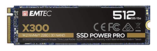Emtec Ssd 512Gb 1700/1500 X300 Pcie3 M.2 Etc | Ecssd512Gx300