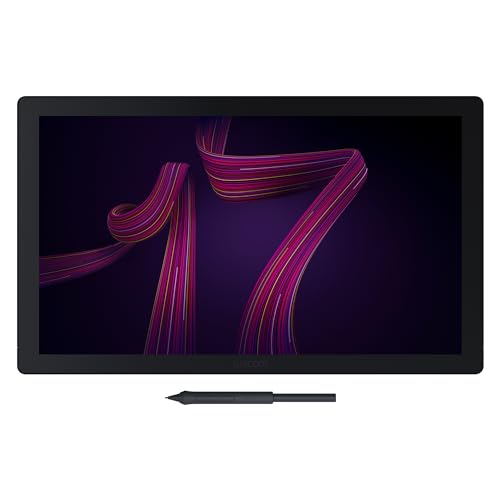 Tavoletta Grafica Wacom Cintiq Pro 17 Con Supporto Incluso (Risoluzione 4K, Display Da 17.3", 120 Hz, Gamma Hdr, Certificazione Pantone Validated, Pen