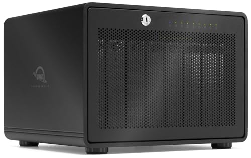 Owc Unità Esterna Thunderbay 8 Raid 5 Edition A 8 Alloggiamenti Con Due Porte Thunderbolt 3