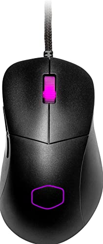 Cooler Master Mm730 Rgb-Led Ultralight 48G Wired Gaming Mouse - 16K Dpi Pmw3389 Optical Sensor, 70 Million Click Optical Switches, Masterplus+ (32K Dp