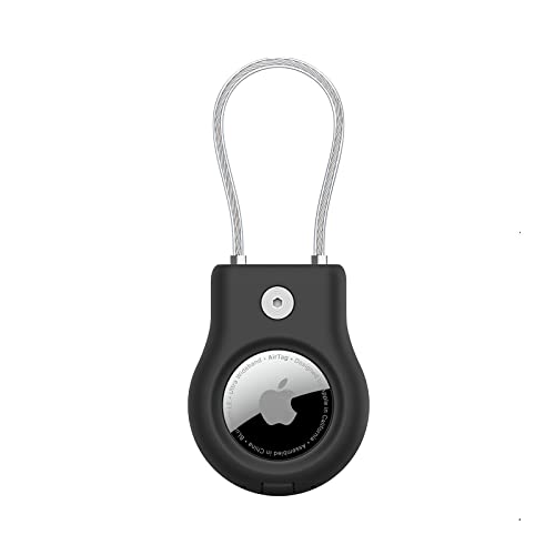 Belkin Custodia Per Airtag Con Filo Metallico (Secure Holder, Guscio Protettivo Per Airtag, Protezione Antigraffio Per Airtag) - Nero