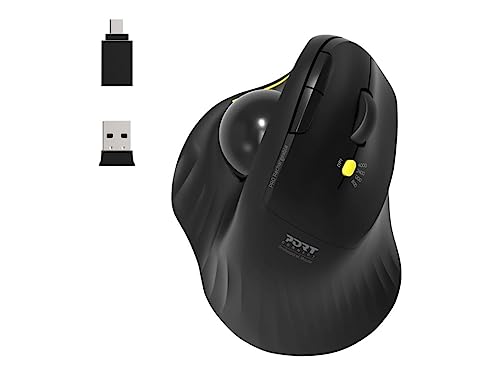 Port Designs 900719 Mouse Right-Hand Rf Wireless + Bluetooth Optical 1600 Dpi