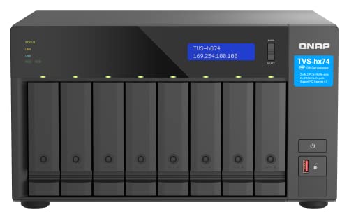 Serwer Nas Tvs-H874-I5-32G 8X0Hdd Intel Core I5-12400 32Gb
