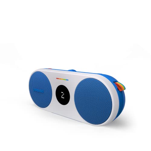 Polaroid P2 Music Player (Blue) - Powerful Portable Wireless Bluetooth Speaker Rechargeable With Dual Stereo Pairing