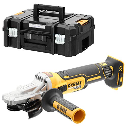 Dewalt Amoladora Angular De Cabeza Plana Inalámbrica Dcg405Fnt, 18 Voltios Dcg405Fnt-Xj