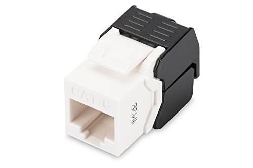 Modulo Dn-93603 Digitus Keystone - Cat-6 - Non Schermato - Rj45 - Classe E - 250 Mhz - 1Gbase-T - Senza Utensili Di Montaggio - Bianco, Modulo Keyston