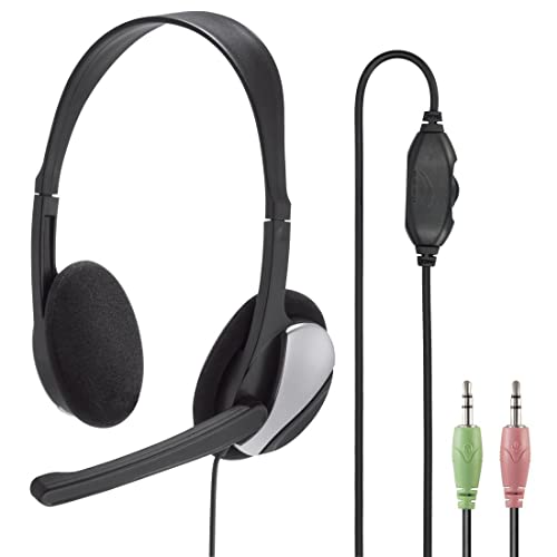 Hama 139900 Cuffia Ad Archetto Con Microfono, Stereo, Nero